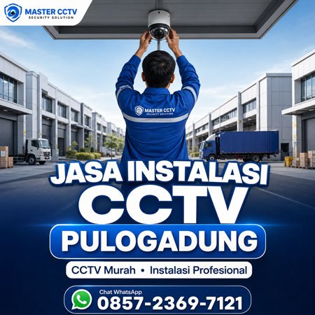 Teknisi Master CCTV melakukan jasa instalasi CCTV Pulogadung Jakarta Timur untuk rumah, kantor, gudang dan pabrik.