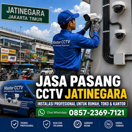 Jasa Pasang CCTV Jatinegara Jakarta Timur oleh Master CCTV dengan instalasi profesional untuk rumah, toko, dan kantor.