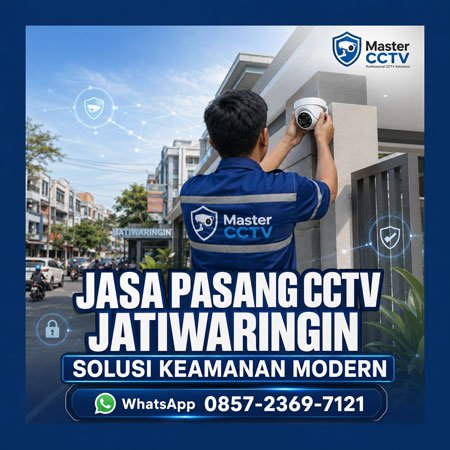 Jasa Pasang CCTV Jatiwaringin Jakarta Timur oleh Master CCTV dengan teknisi profesional, instalasi CCTV rapi untuk rumah, kantor, gudang, toko, sekolah, hotel, pabrik dan rumah kos.