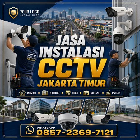 Jasa Instalasi CCTV Jakarta Timur Profesional untuk Rumah Kantor Toko Gudang dan Pabrik oleh Master CCTV