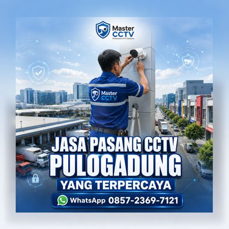 Jasa Pasang CCTV Pulogadung yang Terpercaya oleh Master CCTV Jakarta Timur dengan teknisi profesional, instalasi rapi untuk rumah, kantor, gudang, toko, pabrik, sekolah, hotel, dan bangunan komersial.