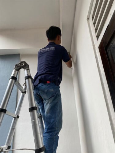 Instalasi CCTV sekolah oleh teknisi Master CCTV Jakarta