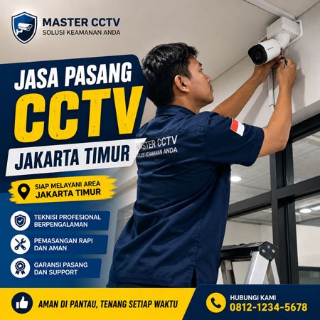 Jasa Pasang CCTV Jakarta Timur oleh Teknisi Master CCTV