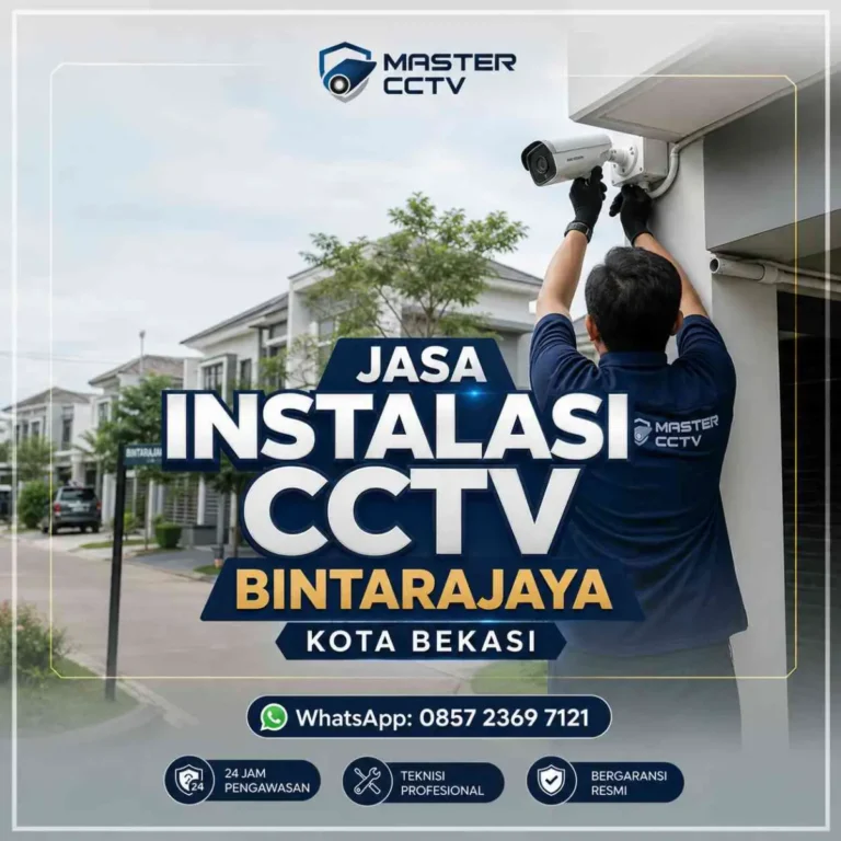 Jasa instalasi CCTV Bintarajaya Kota Bekasi Master CCTV dengan teknisi profesional