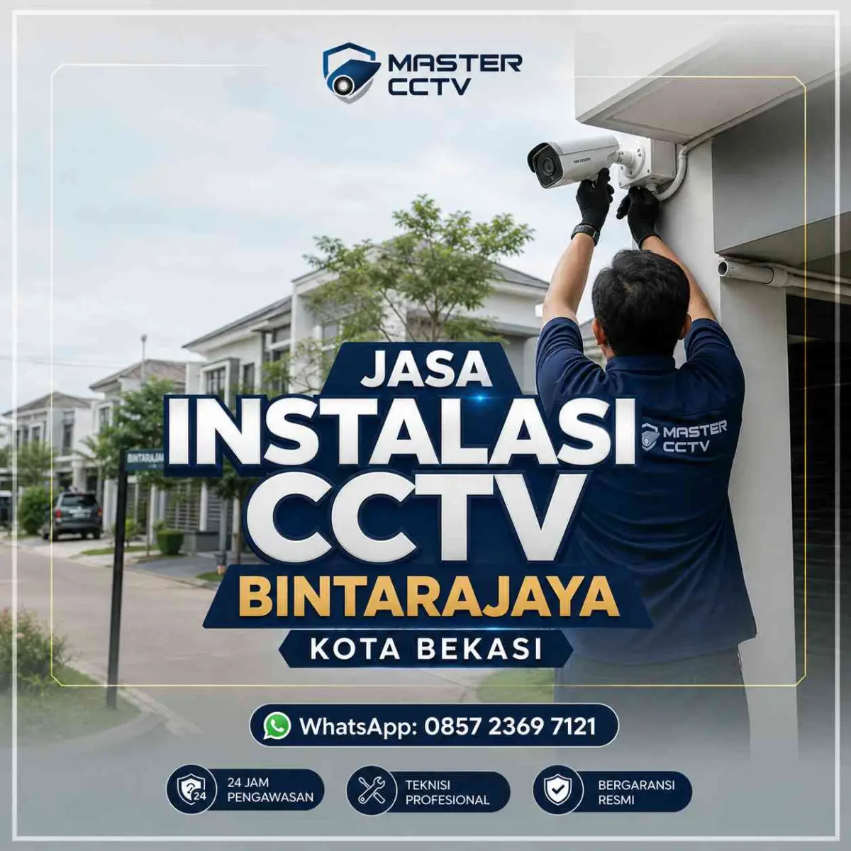 Jasa instalasi CCTV Bintarajaya Kota Bekasi Master CCTV dengan teknisi profesional