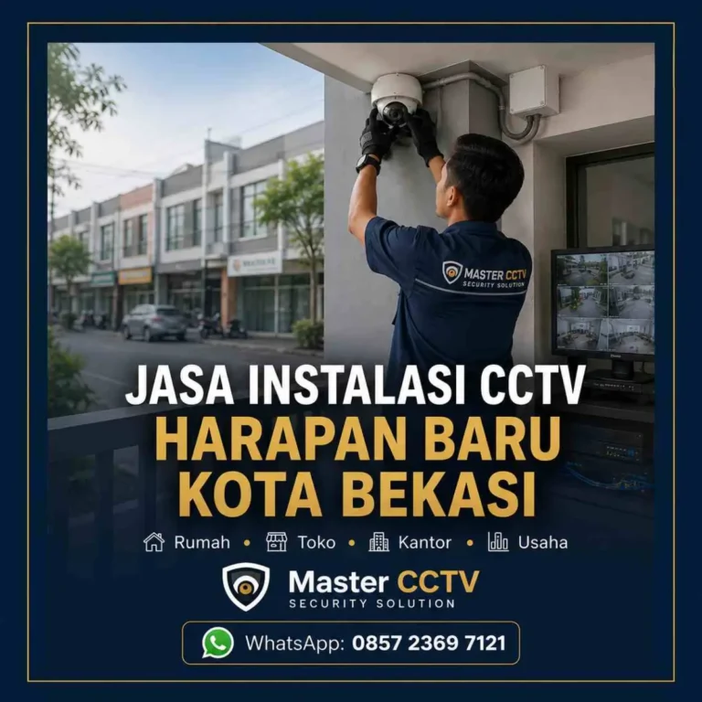 Jasa instalasi CCTV Harapan Baru Kota Bekasi oleh Master CCTV dengan teknisi profesional