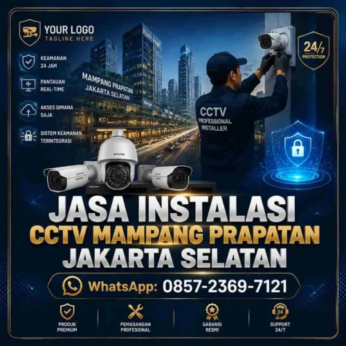 Jasa Instalasi CCTV Mampang Prapatan Jakarta Selatan dengan teknisi profesional memasang kamera CCTV di gedung perkantoran, ruko, dan apartemen menggunakan sistem keamanan bergaransi.