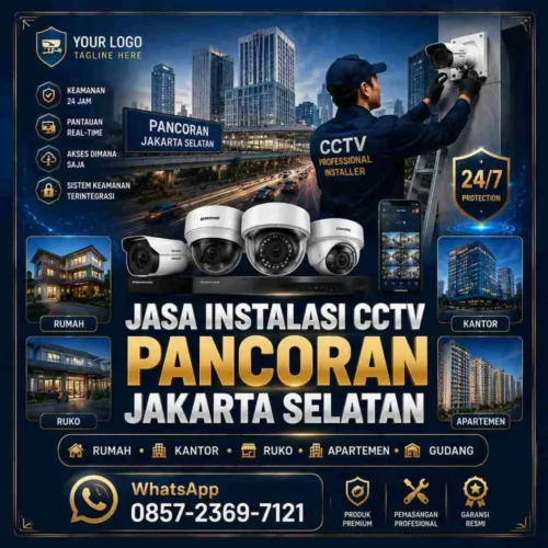 Jasa Instalasi CCTV Pancoran Jakarta Selatan dengan teknisi profesional untuk rumah, kantor, apartemen, ruko, gudang dan area bisnis