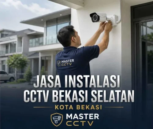 Jasa instalasi CCTV Bekasi Selatan Kota Bekasi Master CCTV dengan teknisi memasang kamera CCTV secara profesional