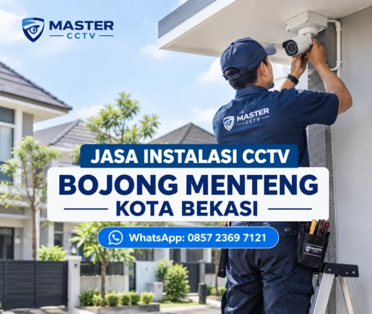 Jasa instalasi CCTV Bojong Menteng Kota Bekasi oleh Master CCTV untuk rumah dan usaha dengan pemasangan rapi
