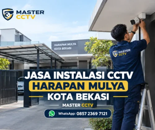 Jasa instalasi CCTV Harapan Mulya Kota Bekasi oleh Master CCTV untuk rumah toko dan usaha dengan pemasangan kamera rapi