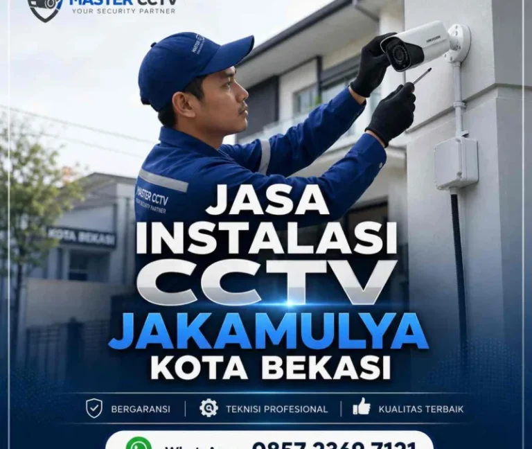 Jasa instalasi CCTV Jakamulya Kota Bekasi oleh Master CCTV untuk rumah toko ruko dan usaha