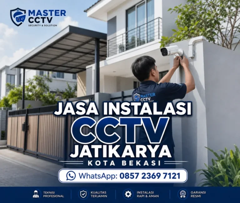 Jasa Instalasi CCTV Jatikarya Kota Bekasi Master CCTV untuk rumah perumahan toko sekolah dan usaha
