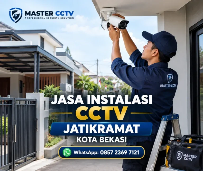 Jasa instalasi CCTV Jatikramat Kota Bekasi untuk rumah dan usaha oleh Master CCTV