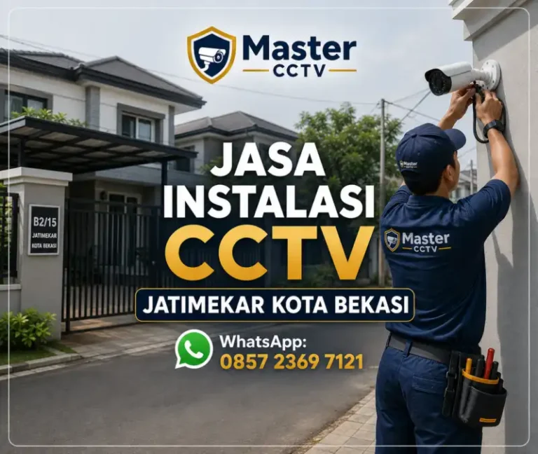 Jasa instalasi CCTV Jatimekar Kota Bekasi untuk rumah dan perumahan oleh Master CCTV