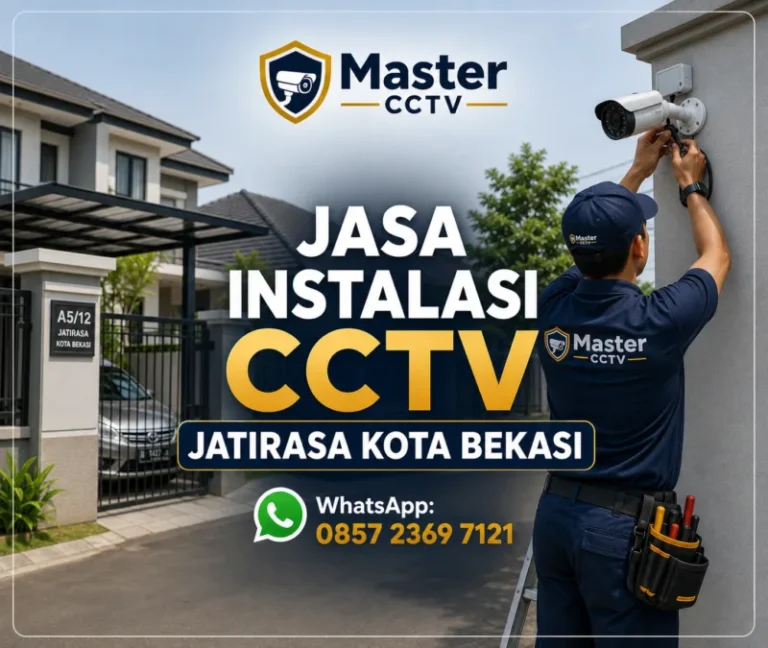 Jasa instalasi CCTV Jatirasa Kota Bekasi untuk rumah dan perumahan oleh Master CCTV