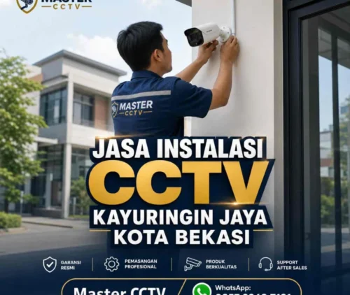 Jasa instalasi CCTV Kayuringin Jaya Kota Bekasi oleh Master CCTV untuk rumah toko ruko dan kantor