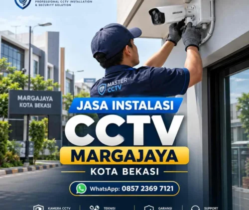 Jasa instalasi CCTV Margajaya Kota Bekasi oleh Master CCTV untuk rumah kantor toko dan ruko