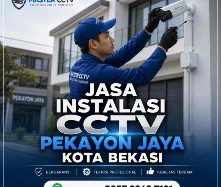 Jasa instalasi CCTV Pekayon Jaya Kota Bekasi oleh Master CCTV untuk rumah toko ruko dan kantor