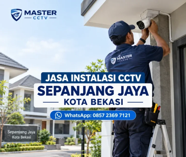 Jasa instalasi CCTV Sepanjang Jaya Kota Bekasi oleh Master CCTV untuk rumah dan usaha dengan pemasangan rapi