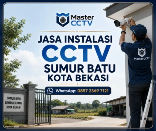 Jasa Instalasi CCTV Sumur Batu Kota Bekasi oleh Master CCTV untuk rumah toko gudang dan area usaha