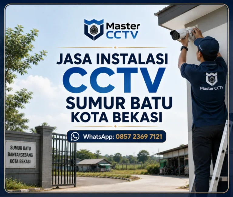 Jasa Instalasi CCTV Sumur Batu Kota Bekasi oleh Master CCTV untuk rumah toko gudang dan area usaha